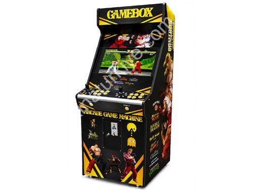 Schwarze Farbige Mehrspielautomaten 63 Zoll Kommerzielle Arcade-Maschine