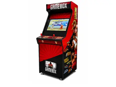Rote Farbe Mehrspielige 63 Zoll Arcade Nostalgie Atari Maschine