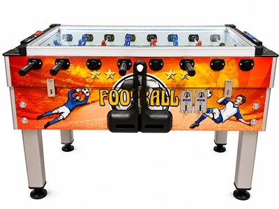 Arcade Orange Energy Commercial Digital Display Foosball Table - 0
