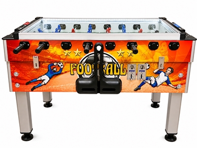 Arcade Orange Energy Commercial Digital Display Foosball Table