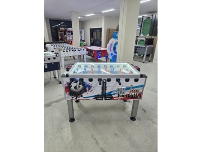 Arcade White Energy Commercial Digital Display Foosball Table - 6