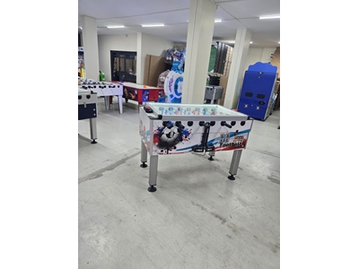 Arcade White Energy Commercial Digital Display Foosball Table - 11