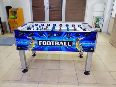 Table de baby-foot hobby de couleur bleue - 1