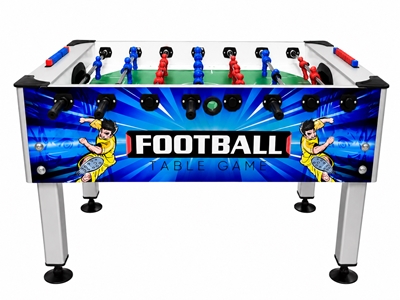 Table de baby-foot hobby de couleur bleue - 0