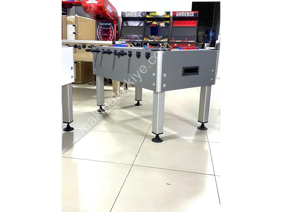 Weißer Aluminium-Tischfußballtisch für Zuhause und Büro