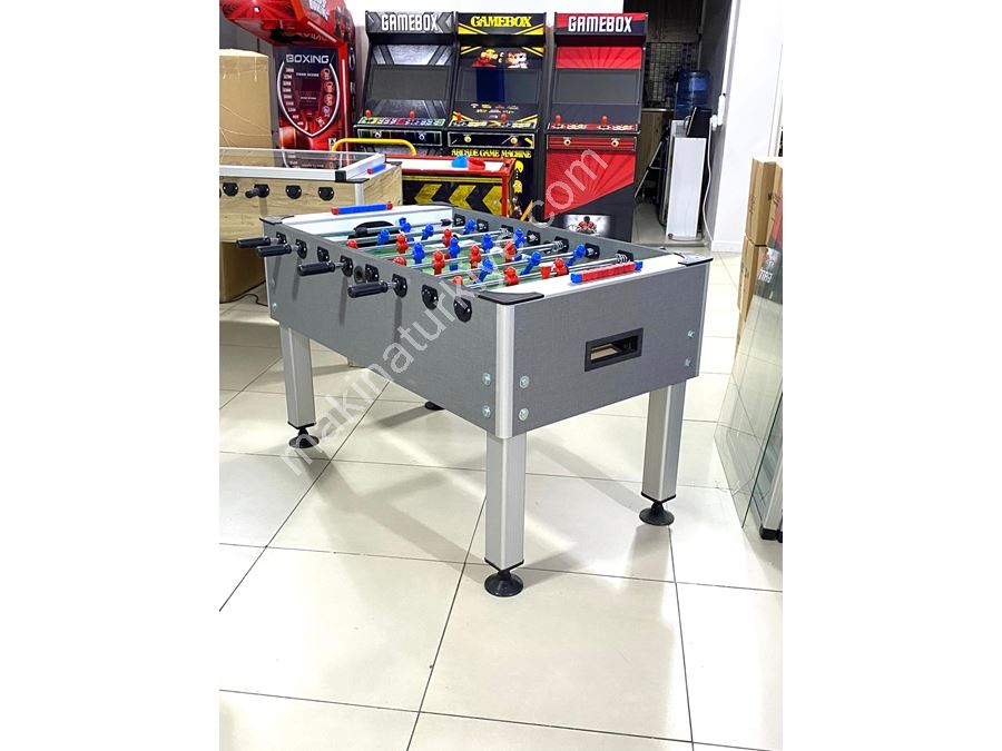 Weißer Aluminium-Tischfußballtisch für Zuhause und Büro