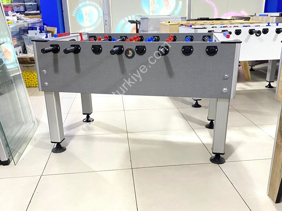 Weißer Aluminium-Tischfußballtisch für Zuhause und Büro
