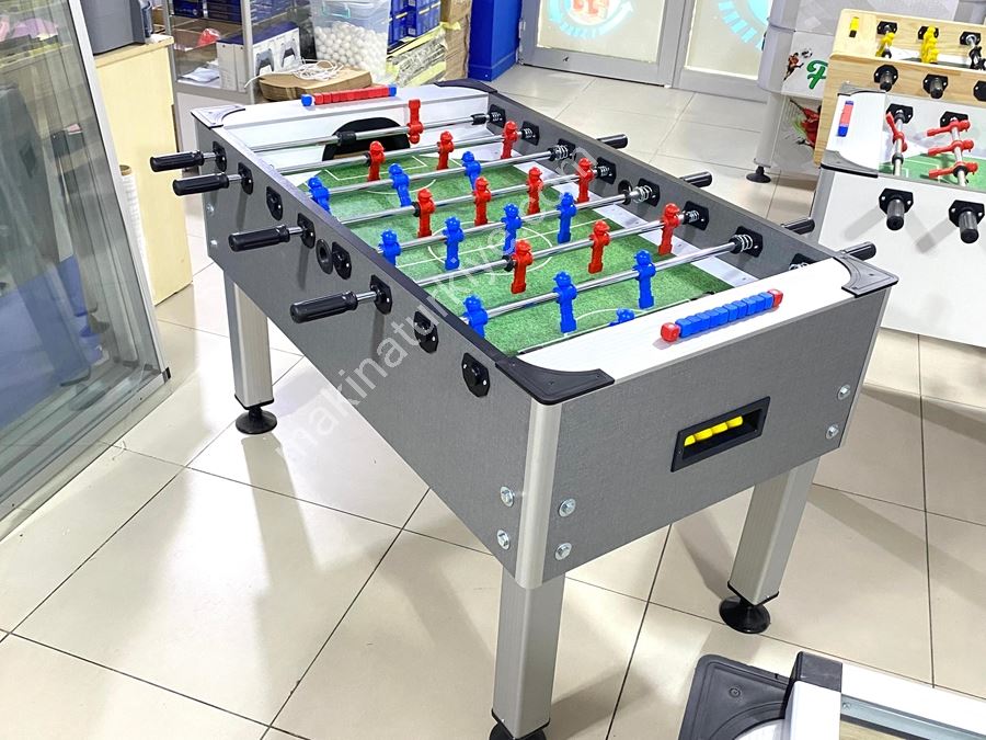 Weißer Aluminium-Tischfußballtisch für Zuhause und Büro