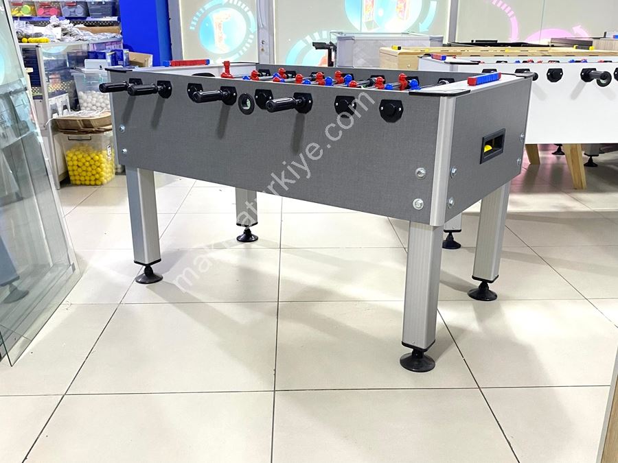 Weißer Aluminium-Tischfußballtisch für Zuhause und Büro