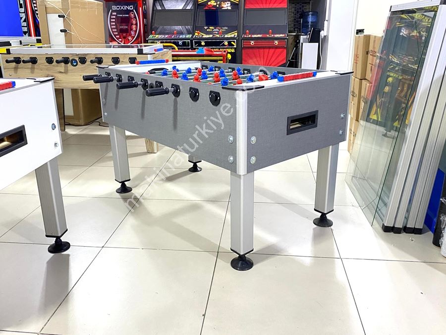 Weißer Aluminium-Tischfußballtisch für Zuhause und Büro