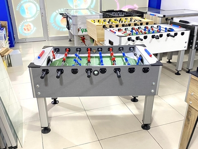 Weißer Aluminium-Tischfußballtisch für Zuhause und Büro - 8