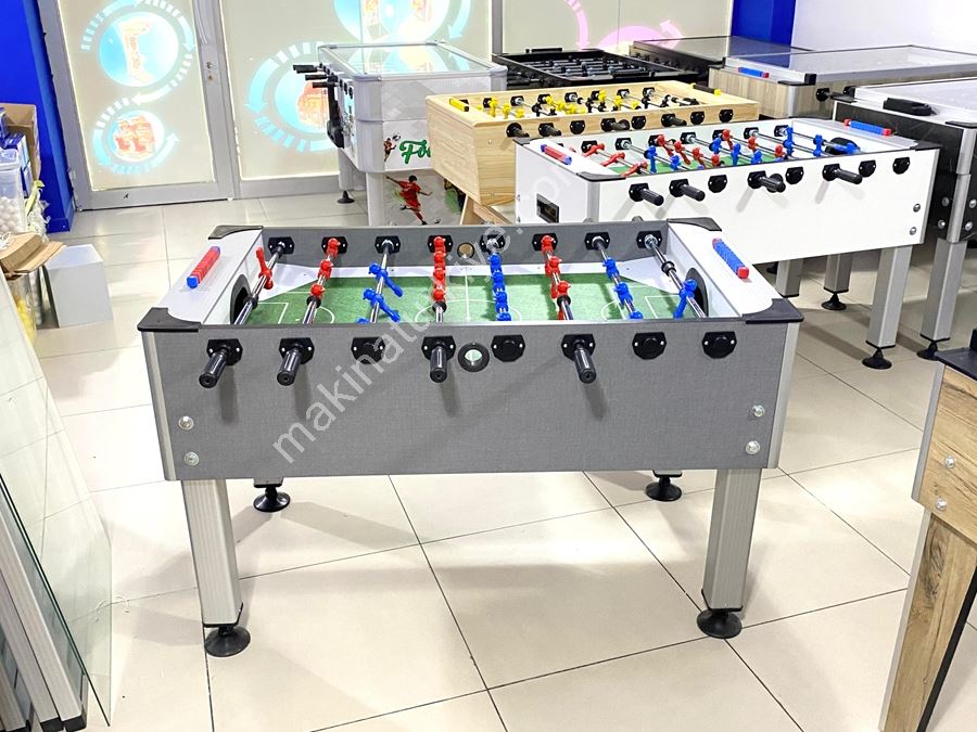 Weißer Aluminium-Tischfußballtisch für Zuhause und Büro