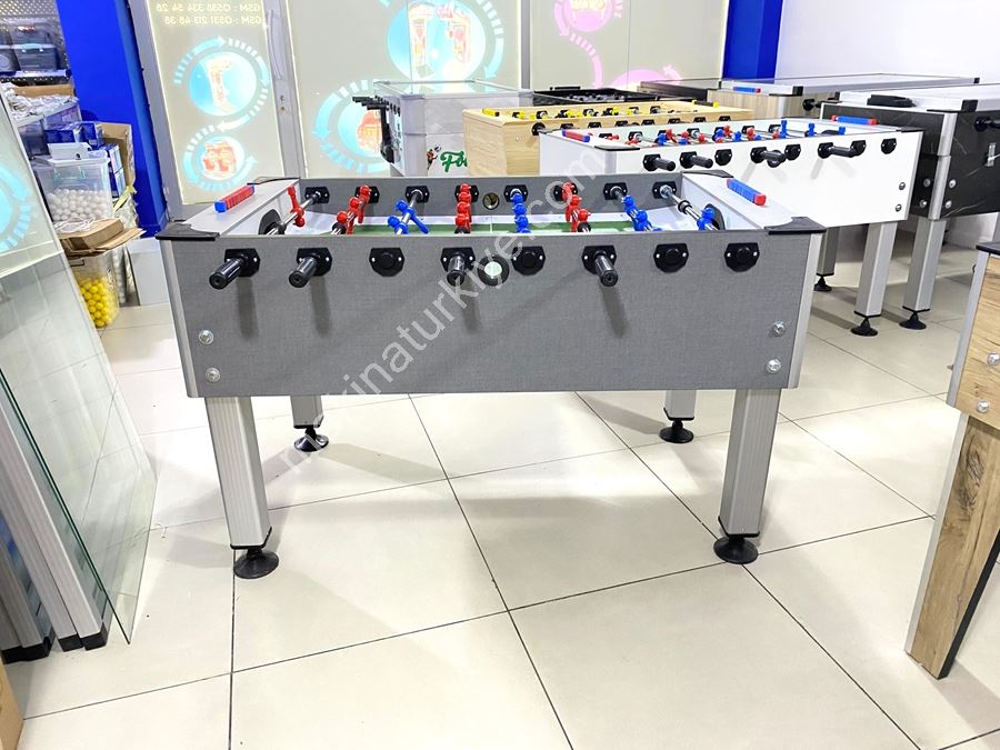 Weißer Aluminium-Tischfußballtisch für Zuhause und Büro