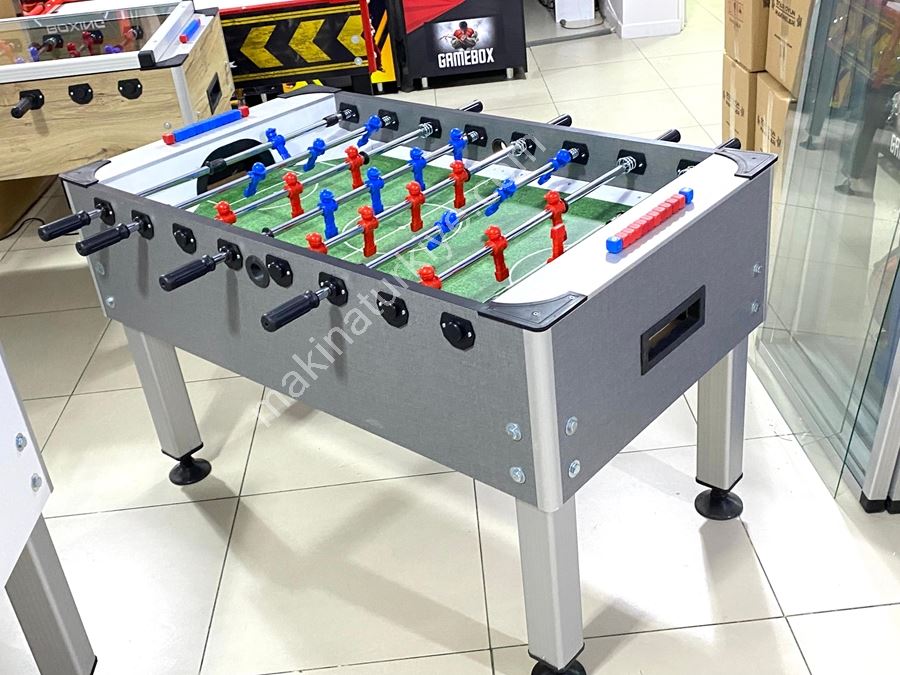 Weißer Aluminium-Tischfußballtisch für Zuhause und Büro