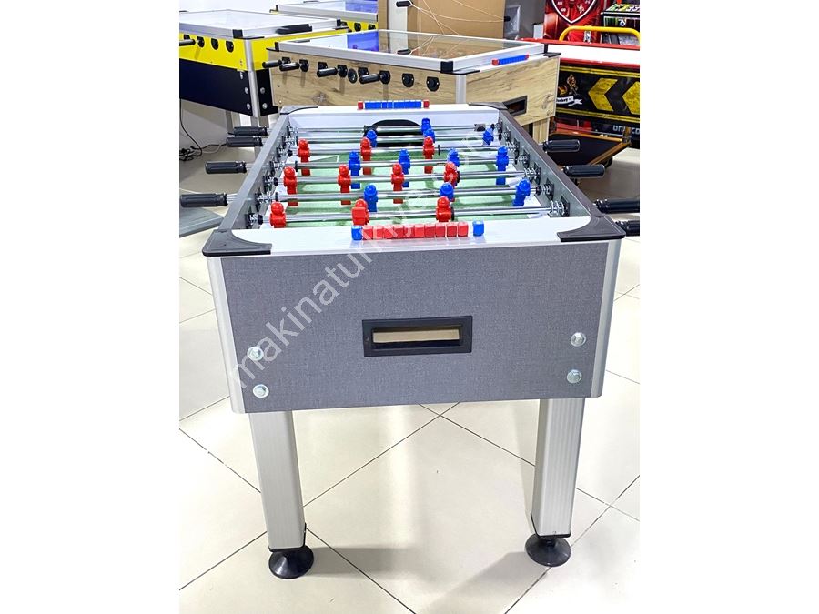 Weißer Aluminium-Tischfußballtisch für Zuhause und Büro