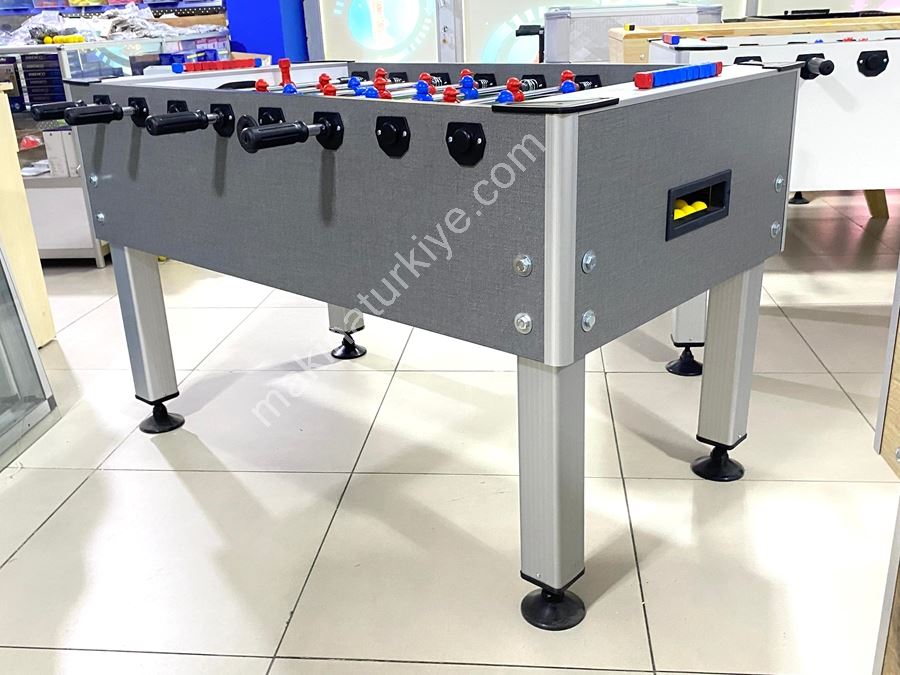 Weißer Aluminium-Tischfußballtisch für Zuhause und Büro