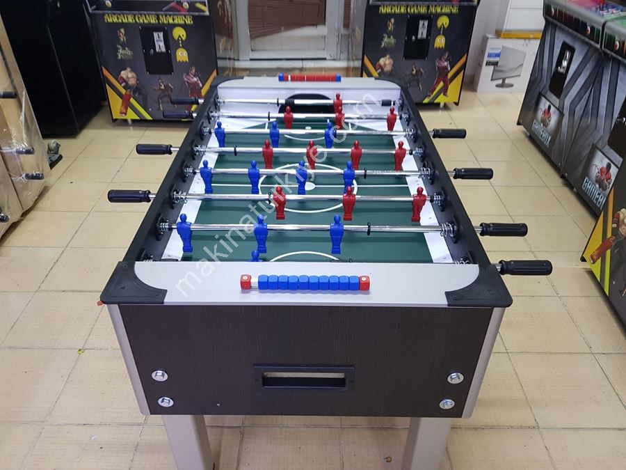 Brown Home and Office Type Aluminum Leg Foosball Table
