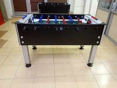 Brown Home and Office Type Aluminum Leg Foosball Table - 1