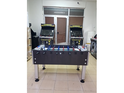 Brown Home and Office Type Aluminum Leg Foosball Table - 17