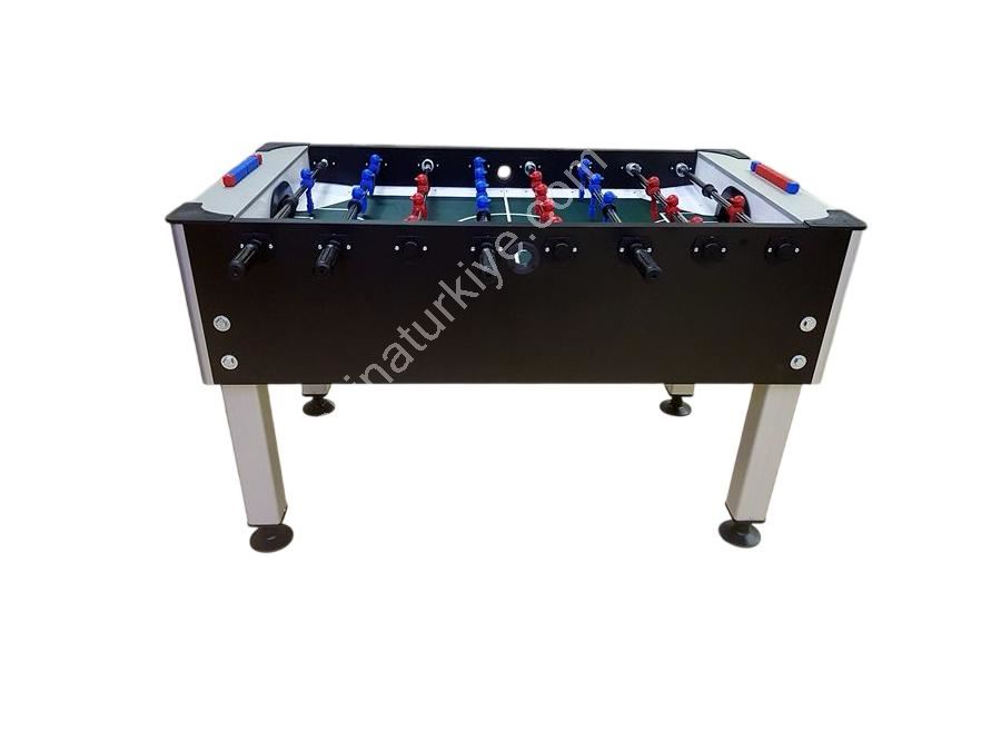 Brown Home and Office Type Aluminum Leg Foosball Table
