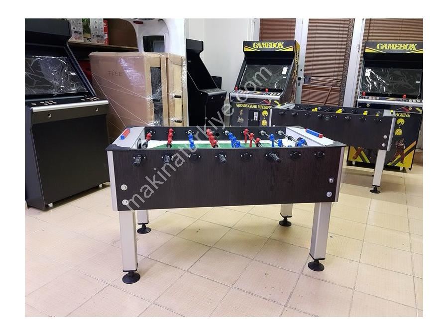Brown Home and Office Type Aluminum Leg Foosball Table