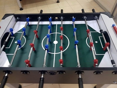 Brown Home and Office Type Aluminum Leg Foosball Table - 2