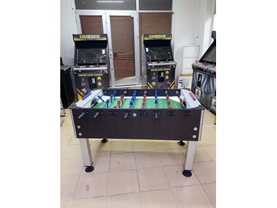 Brown Home and Office Type Aluminum Leg Foosball Table - 6
