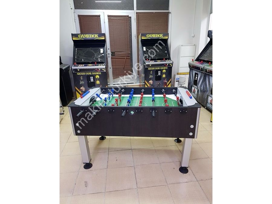Brown Home and Office Type Aluminum Leg Foosball Table