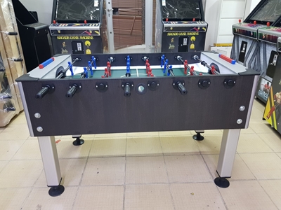 Brown Home and Office Type Aluminum Leg Foosball Table - 16