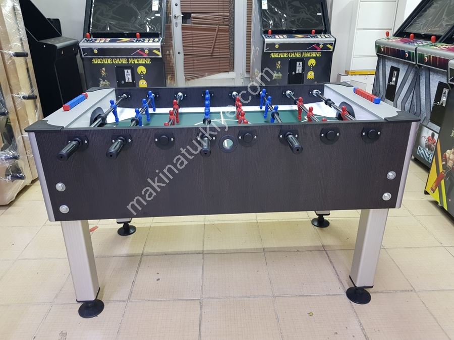 Brown Home and Office Type Aluminum Leg Foosball Table
