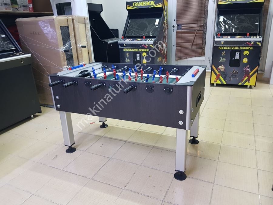 Brown Home and Office Type Aluminum Leg Foosball Table