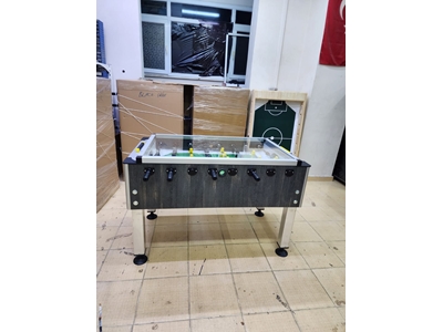 Table de baby-foot en aluminium avec pieds, modèle Tornado en verre pour la maison et le bureau - 11