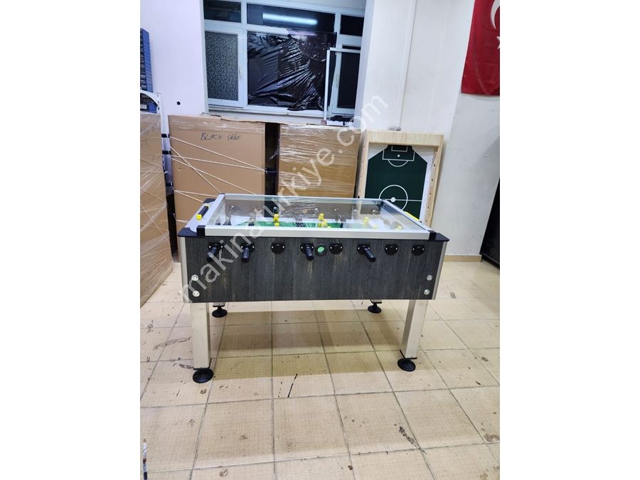 Table de baby-foot en aluminium avec pieds, modèle Tornado en verre pour la maison et le bureau
