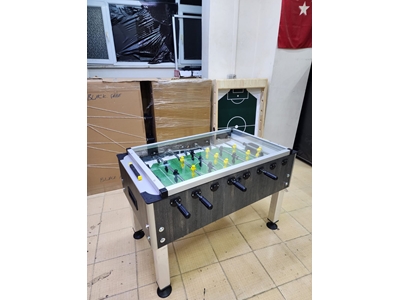 Table de baby-foot en aluminium avec pieds, modèle Tornado en verre pour la maison et le bureau - 2
