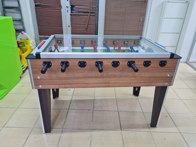 Wood Color Glass Certified Home and Office Type Foosball Table - 5