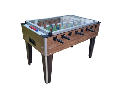 Wood Color Glass Certified Home and Office Type Foosball Table - 0