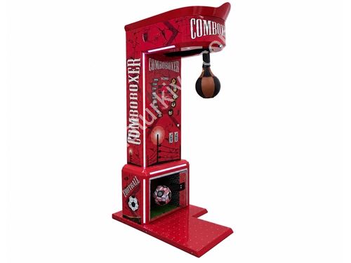 Machine à boxe combo à boîtier épais de couleur rouge