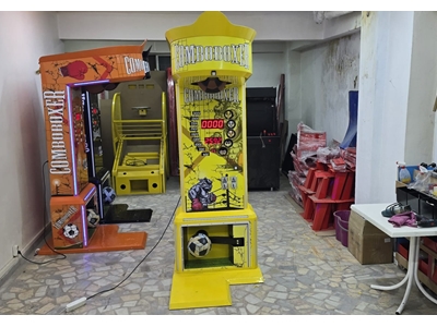 Machine à boxe combo à boîtier épais de couleur jaune - 7