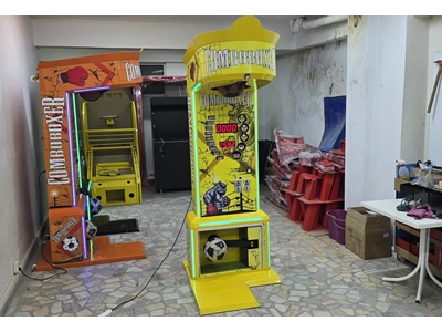 Machine à boxe combo à boîtier épais de couleur jaune - 10