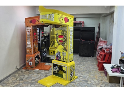 Machine à boxe combo à boîtier épais de couleur jaune - 13