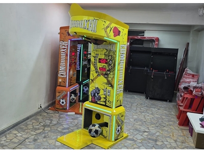 Machine à boxe combo à boîtier épais de couleur jaune - 2
