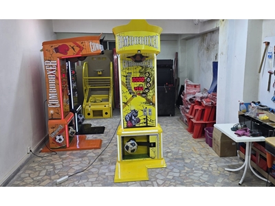 Machine à boxe combo à boîtier épais de couleur jaune - 12