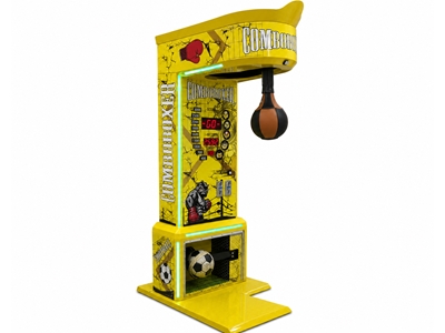 Machine à boxe combo à boîtier épais de couleur jaune - 0