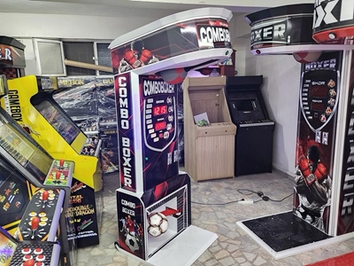 Machine à boxe combo à boîtier épais de couleur noire - 3