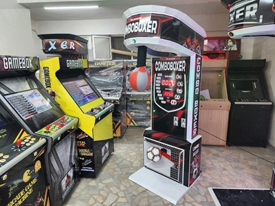 Machine à boxe combo à boîtier épais de couleur noire - 6