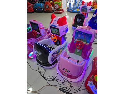 Pembe Tren - Çocuk Oyun Makinesi - 5