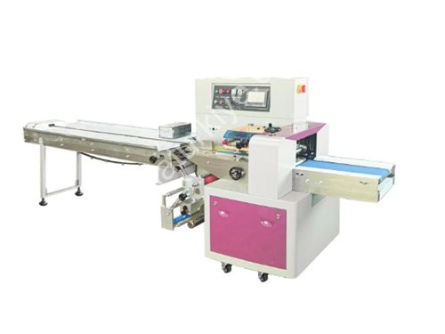 Machine d'emballage horizontale prête à l'emploi entièrement automatique Flowpack