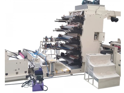 Machine d'impression flexographique à tour de Corée du Sud