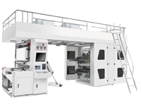 4-Farben CI Typ Trommel Flexodruckmaschine
