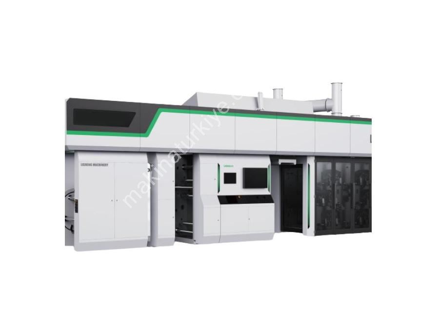 6 Farben Tambour Servo Sleeve System Flexodruckmaschine